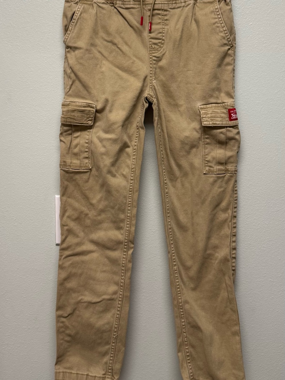 Levi's Kids Tan Cargo Pants with Red Tag